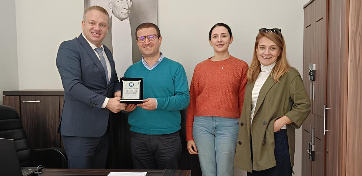 Bölüm Yönetiminden Yeni Dekan Yardımcımız Dr. Aydın Erden’e Ziyaret